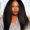 Virgin Brazilian Hair Kinky Straight Wig