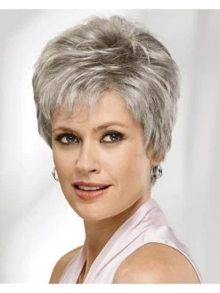 Capless Short Synthetic Hair Straight Boycuts Wig