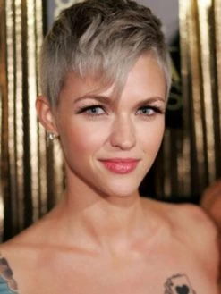 Boycuts Synthetic Hair Straight Capless Wig For Older Women