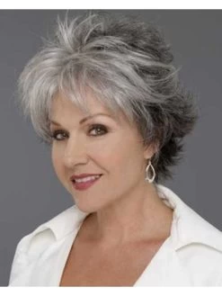 Capless Short Synthetic Hair Wig Without Bangs