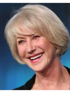 Capless Short Bobs Synthetic Hair Wavy Grey Wig