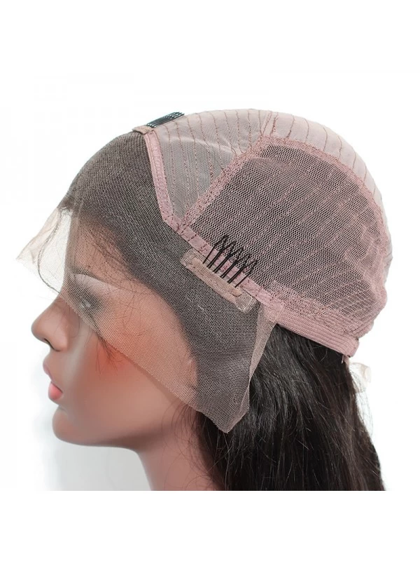 Short Human Hair Wigs Straight Bob Wig For Black Women With Bangs 3 Short Human Hair Wigs Straight Bob Wig For Black Women With Bangs - Image 3