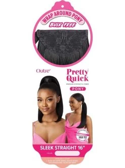 Outre Pretty Quick Pony Ponytail -Boutique Wig Shop sleek straight 164m
