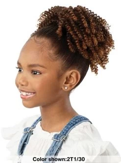 Outre Lil Looks Premium Synthetic Drawstring Ponytail - SPRINGY COILS 8 -Boutique Wig Shop springy coils 82m