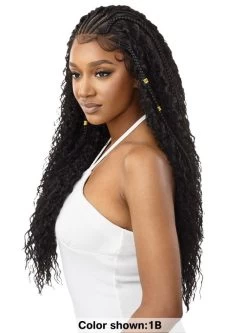 Outre Pre-Braided 13x4 HD Lace Frontal Wig - STITCH BRAID RIPPLE WAVE 30″ -Boutique Wig Shop stitch3m