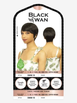 R&B Collection Black Swan Blended Human Hair Wig -Boutique Wig Shop swan 104m