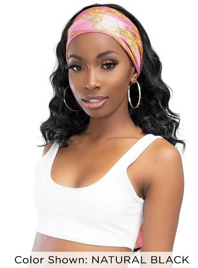 Femi Collection 100% Virgin Human Hair Luna Band Wig - TASHA 1 Femi Collection 100% Virgin Human Hair Luna Band Wig - TASHA