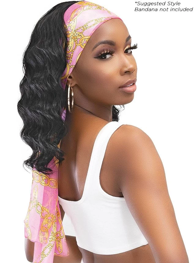 Femi Collection 100% Virgin Human Hair Luna Band Wig - TASHA 2 Femi Collection 100% Virgin Human Hair Luna Band Wig - TASHA - Image 2