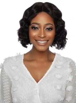 Mane Concept Trill 100% Unprocessed Human Hair HD Lace Front Wig - ROTATE PART OCEAN WAVE 10"