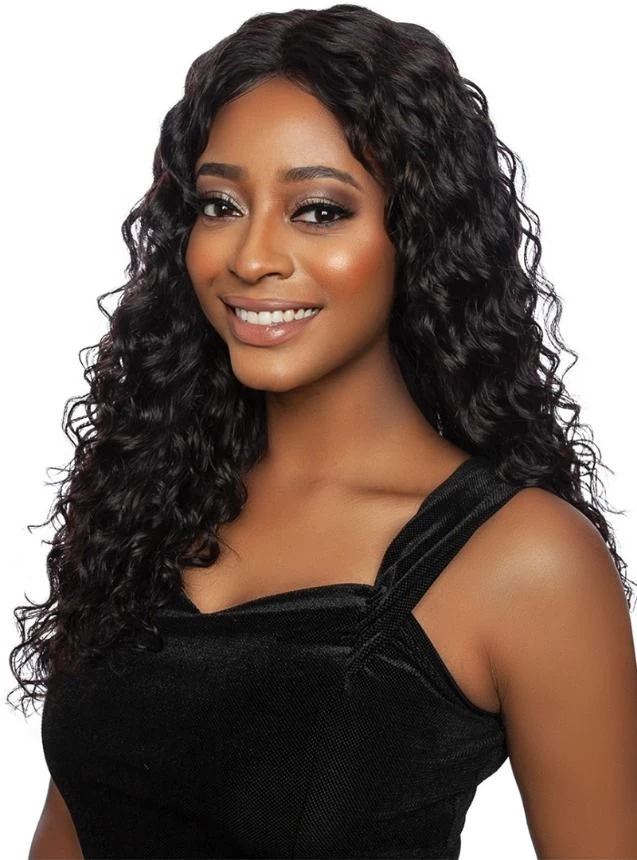 Mane Concept Trill 11A Human Hair HD Rotate Lace Part Wig - NEW DEEP WAVE 24 (TRMR216) 2 Mane Concept Trill 11A Human Hair HD Rotate Lace Part Wig - NEW DEEP WAVE 24 (TRMR216) - Image 2