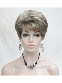 Very Short Hairstyles For Women Synthetic Straight Hair Wig