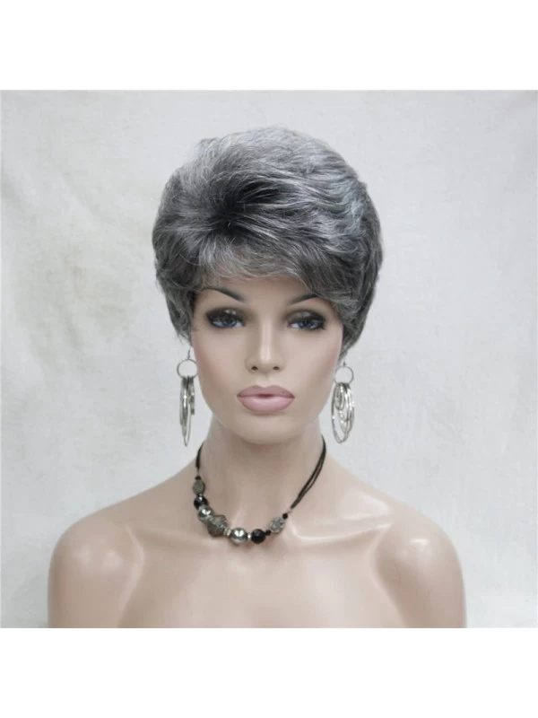 Very Short Hairstyles For Women Synthetic Straight Hair Wig 4 Very Short Hairstyles For Women Synthetic Straight Hair Wig - Image 4