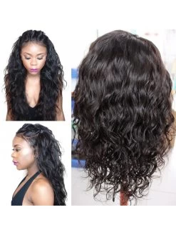 Water Wave Front Lace Wigs Brazilian Human Hair Wigs For Black Women And Wet Wavy -Boutique Wig Shop water wave full front lace wigs brazilian full lace human hair wigs for black women and 4