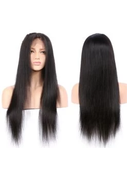 Full Lace Human Hair Wigs Straight Black Wigs With Baby Hair -Boutique Wig Shop wholesale full lace front human hair wigs straight black women brazilian glueless full lace wigs human 4